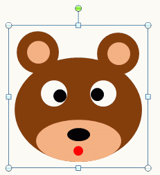 38.クマのイラストが完成